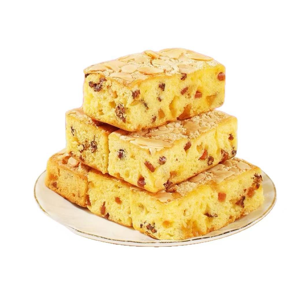 New Year Millet Yam Apple Cake: Traditional & Modern Pastries Meal, Satiating Old-Style Sponge Cake - 280g/box