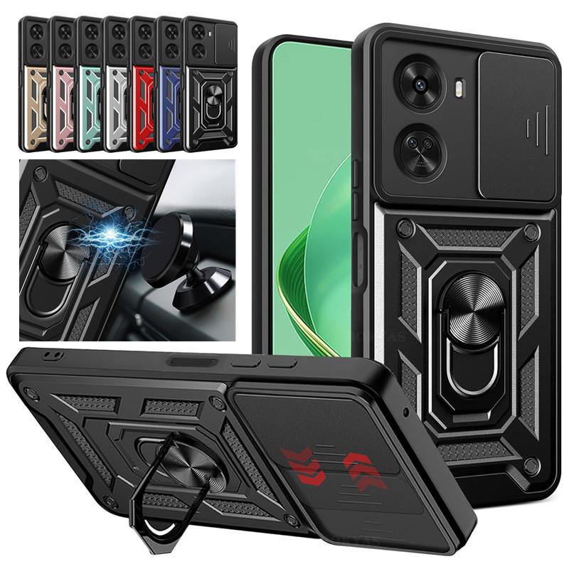 Armor Case For Huawei Nova 12 SE 12S 12i 11 Pro 11i Nova 10 SE Cover Lens Protection With Ring Magnetic Holder Coque Fundas