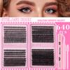 640 Tufts Of Natural Thick Single Tufts Of False Eyelashes Daily 10-18Mmdiy Segmented D Curl Hair