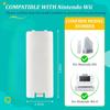 For Wii Remote Wiimote Battery Back Cover Replacement, Plastic Door Shell for Wii / Wii U Wireless Game Controller Repair Part