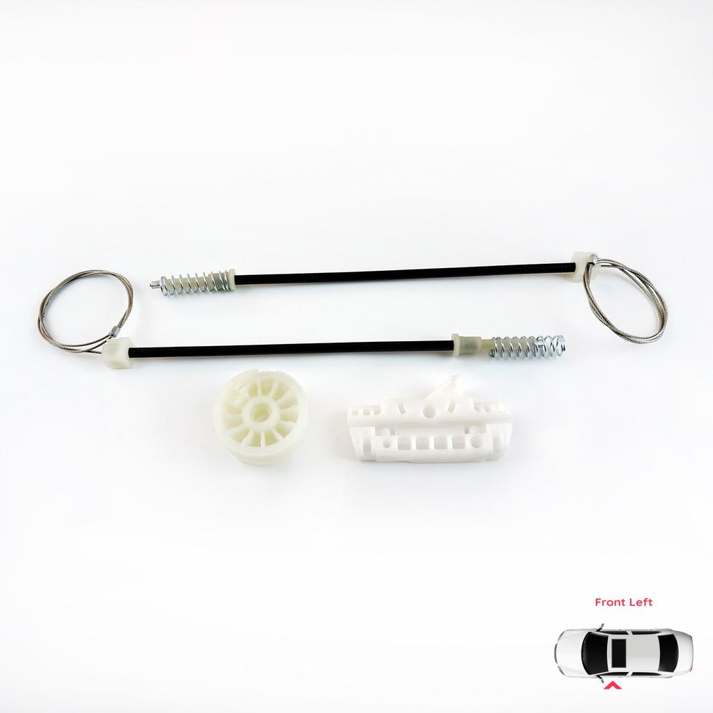 BWR5377 Power Window Regulator Repair Set Front Left for Opel Corsa D S07 2006-2014 5-Door 13188490
