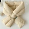 Korean Style Cotton Padded Scarf Windproof Thermal Neckerchief Fashion Down Neck Scarf  Girls
