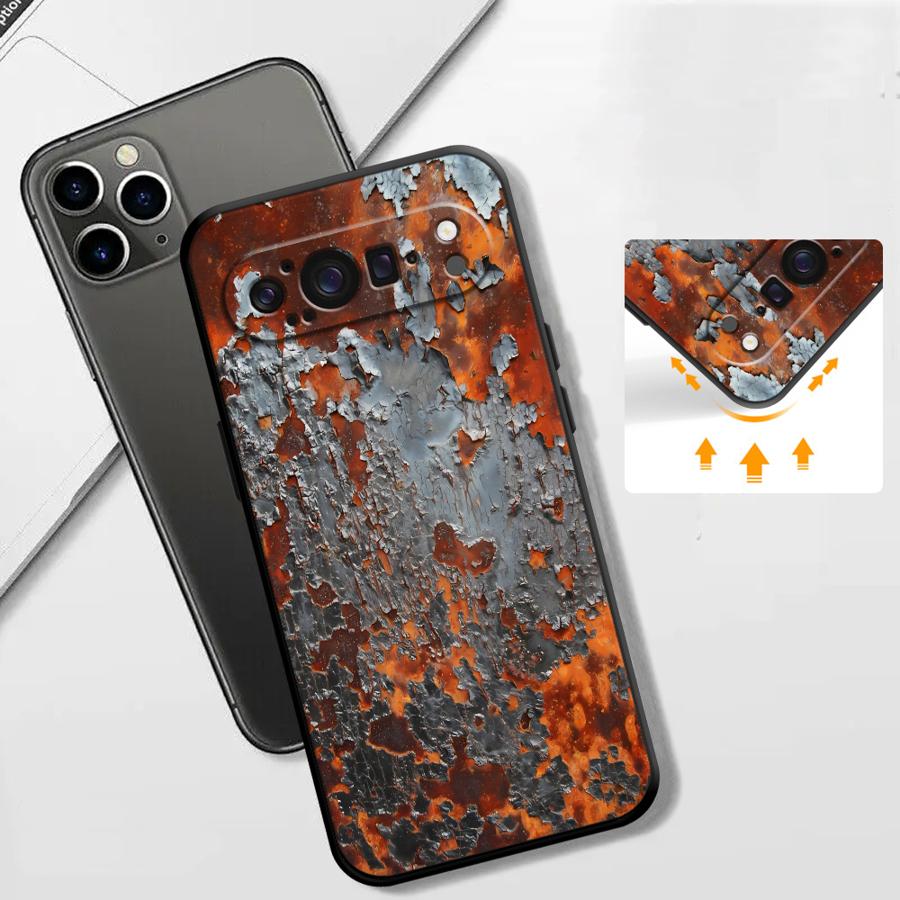 Rust Art Чехол для телефона Google Pixel 10A 8a 6 7 8 Pro 6a 9a 10 9 Pro XL 7a