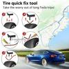 Для Tesla Rubber Lifting Jack Pad Adapter Tool для Tesla Model 3/Y/S/X 2017-2024 Аксессуары Инструмент для ремонта шин Lifting Jack Pad