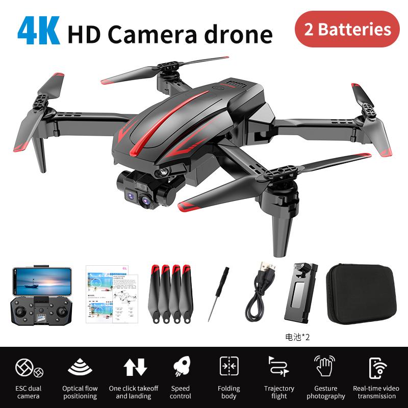2023 New CS-1 Remote Control Drone 6K HD Single/Dual Camera Optical Flow Positioning WiFi FPV Helicopter RC Quadcopter Selfie RC Drone
