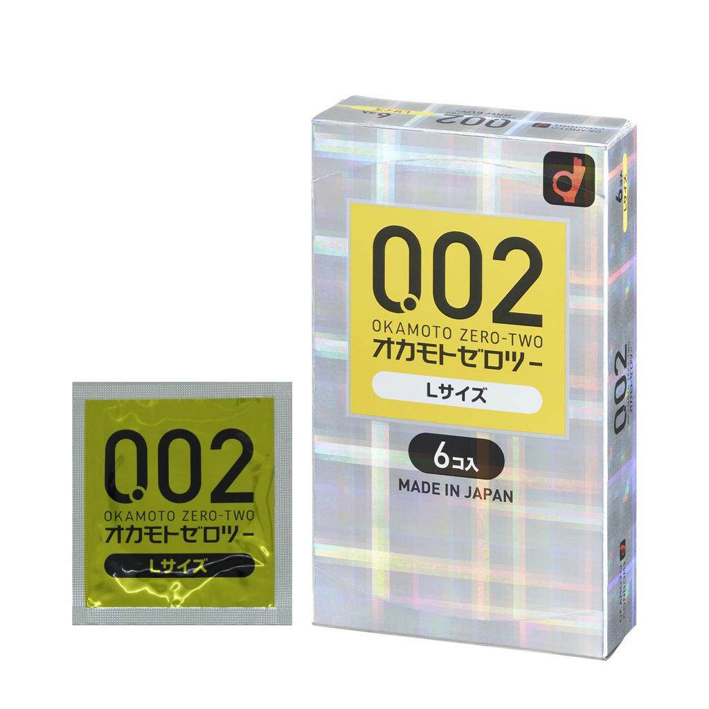 Okamoto Condoms Okamoto Zero Two L Размер 6 Презервативов 0.02