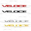 QGDM1 3D Car Sticker VELOCE TI Logo Metal Emblem Badge Decals For Alfa Romeo 159 155 Giulietta Giulia Junior Tonale Stelvio Mito 955