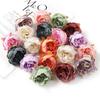 5PCs Silk Peony Artificial Flowers 4.5cm Fake Flower For Home Room Decor Wedding Decoration Bedroom DIY Bride Wreath Accessories