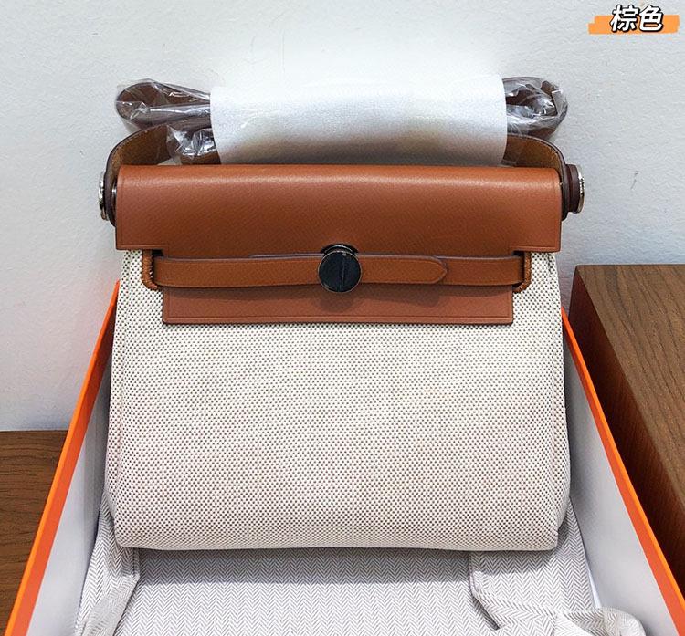 Women's Bag 2025 Vintage Bag Mini Canvas With Cowhide Versatile Contrasting Color Single Shoulder Crossbody Bag