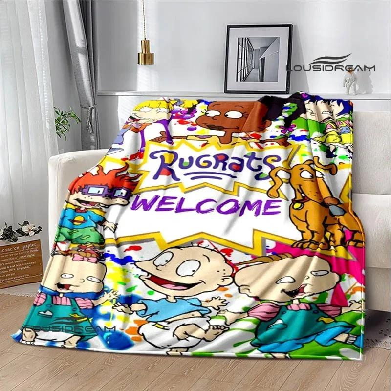 3D Мультфильм Rugrats Пледы Пикниковый плед пледы для кроватей Фланец Теплый плед Домашний дорожный плед постельные принадлежности подарок на день рождения
