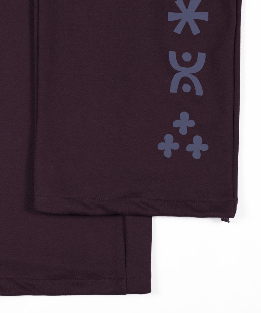 Штаны с капюшоном KAIFAI Glyph (фиолетовый) K25Zc179
