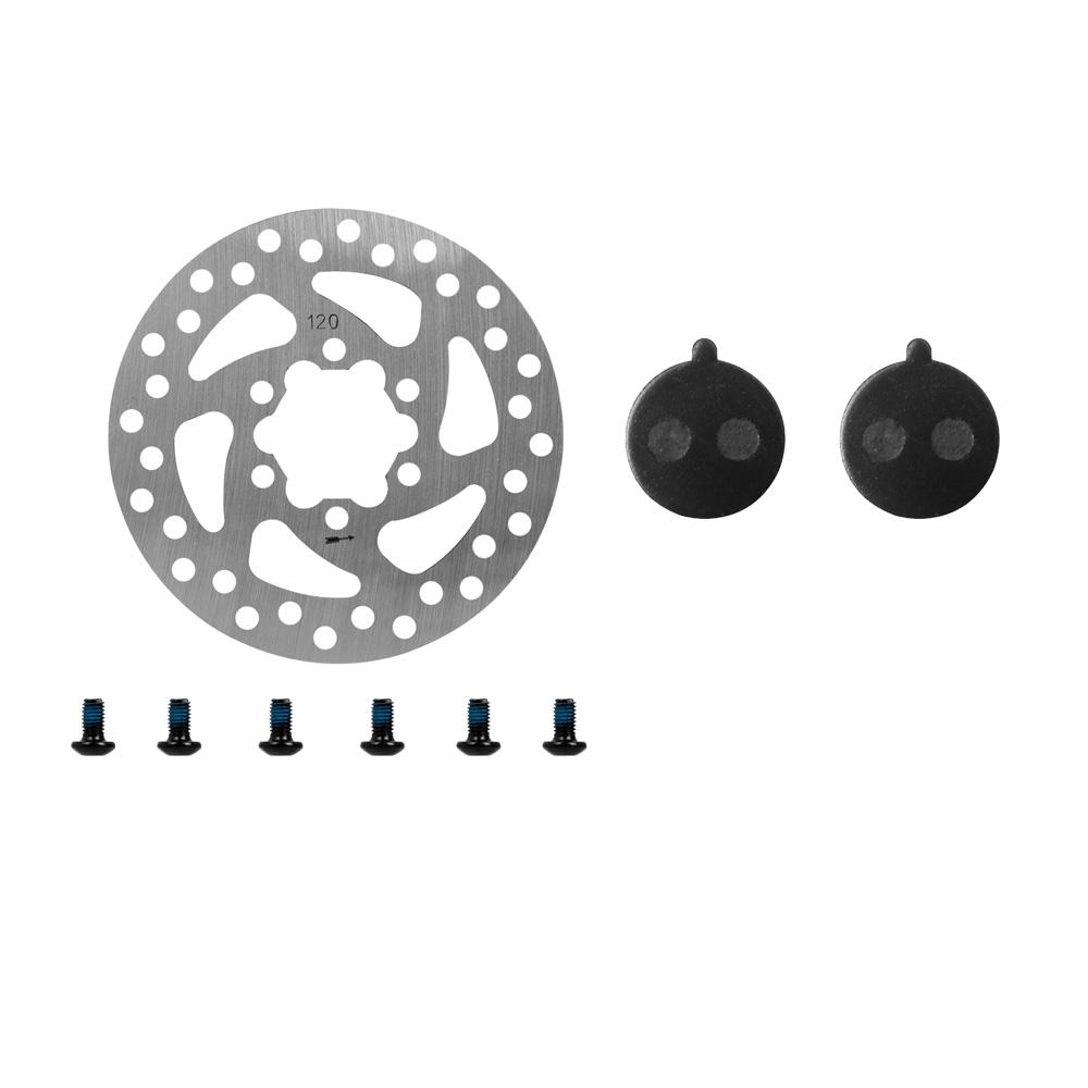 120mm Disc Brake Rotor Brake Pads for Ninebot F3 F3Pro Electric Scooter Brakes Disc Parts Replacement Parts