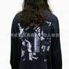 ERD Vintage Washed Cotton Long Sleeve T-Shirt Men Loose Fit Street Style Letter Print