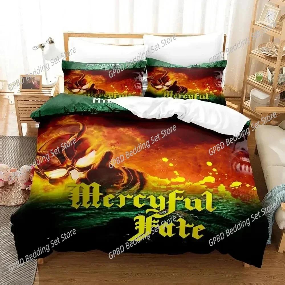 Набор постельного белья Mercyful Fate Для спальни Мягкие современные покрывала Удобные детские покрывала Мягкая пододеяльник Удобный пододеяльник и наволочка