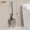Bathroom Toilet Brush With Glacier Pattern Suction Cup Wall Mounted Long Handle Toilet Brush Bathroom Supplies