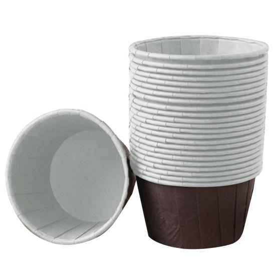 50 шт., устойчивые к высоким температурам чашки для торта, жиронепроницаемая бумага, водонепроницаемые, легко извлекаемые из формы, одноразовые пищевые чашки для выпечки