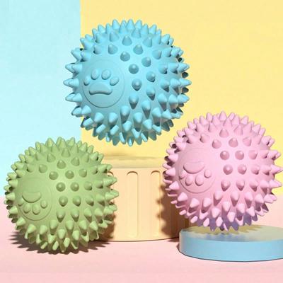 Жевательная игрушка для собак, интерактивный резиновый шарик для маленьких и больших собак, кошек, домашних животных, неразрушимый шарик для чистки зубов, аксессуары для домашних животных