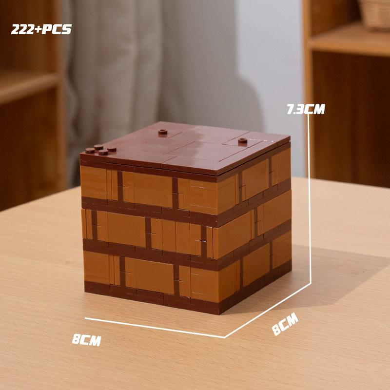 Конструктор Super Mario Bros Йоши Луиджи Звезда Сборка Вопросительный знак MOC 3D Модель Марио Мини Кирпичик Игрушка на Рождественский подарок