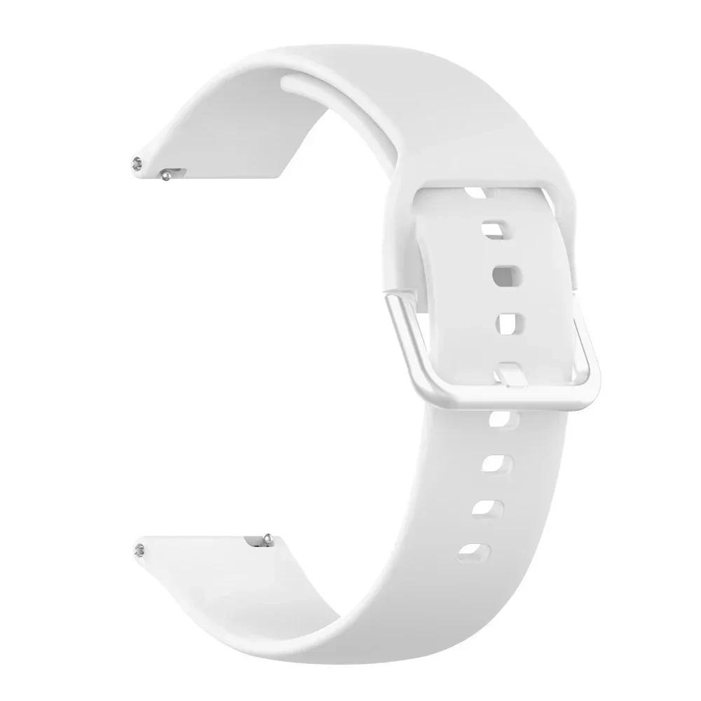 Ремешок 20 мм/22 мм для Amazfit GTS/2/2e/3/4 GTS2 Mini/GTR 4/3/Pro/47 мм/GTR2/2e/stratos 2/3, силиконовый браслет Amazfit bip, ремешок для часов