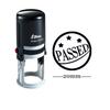 Personalized Teachers Stamps PASSED Round Self Inking 20 Mm Rubber Stamp Custom Shiny