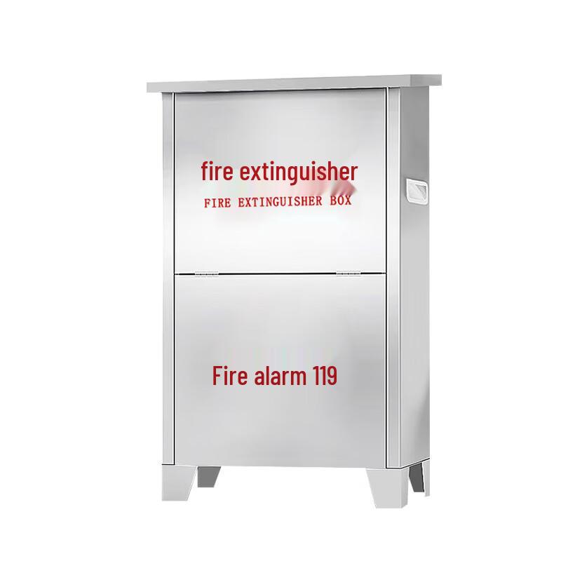 Wenju Stainless Steel Fire Extinguisher Cabinet (Holds 2x4kg)