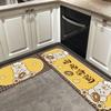 Моющийся кухонный напольный коврик для гостиной, длинный ковер для спальни, коврик для ванной комнаты, входной коврик для туалета, противоскользящие впитывающие коврики против усталости