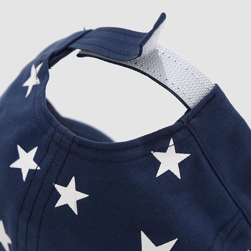 Детская бейсболка в корейском стиле со звездами - Модная солнцезащитная кепка для мальчиков и девочек