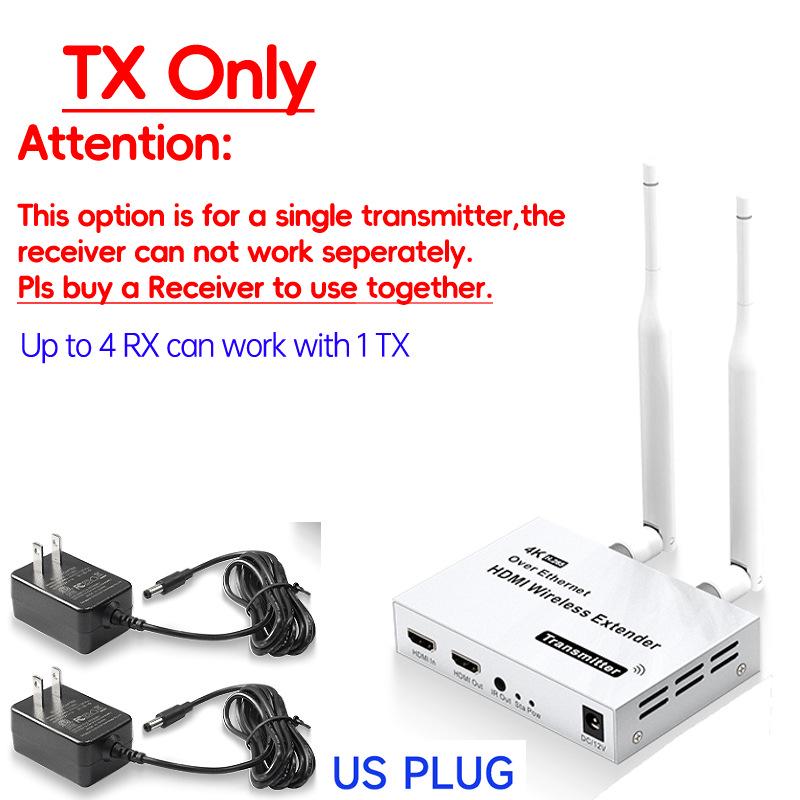4K Wireless HDMI Extender and Receiver 150M for Screen Projection