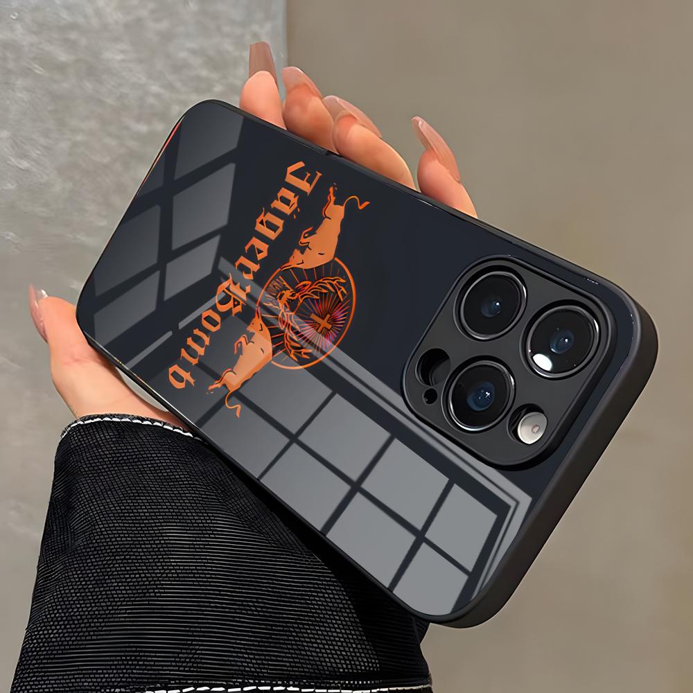 Горячий чехол для телефона с изображением Jägermeister для iPhone 17 Pro Max 16 15 14 Pro Max 13 11 X Xs Xr 8 7Plus Стеклянная крышка