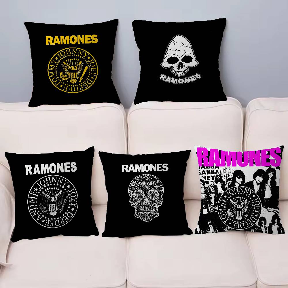 Rock Band RRamones Pillow Gift Home Office Decoration Pillow Bedroom Sofa Car Cushion CoverPillow Case