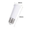5Pcs E27 To E27 Extender Lamp Holder Lengthened Socket For Led Bulb Base 220V 65-120Mm Accessories White-Shell Converters Bases Diode