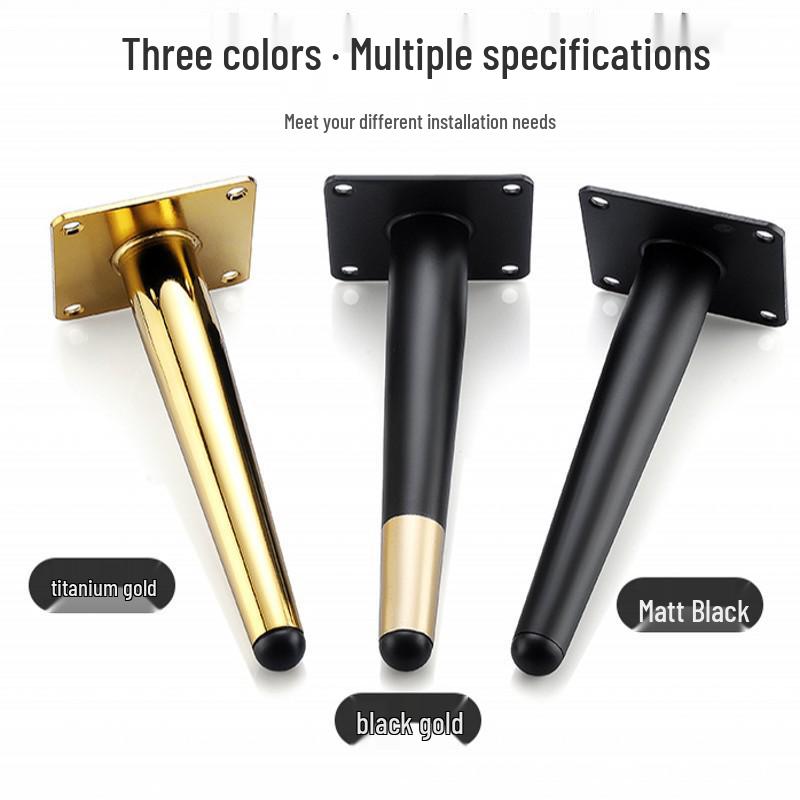 Metal Furniture Support Legs for Sofas, Cabinets, TV Stands, Tables, and Wardrobes