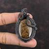 Bronzite Copper Pendant Wire Wrapped Jewelry Handmade Pendant Copper Wire Jewelry Natural Gemstone Pendant Gift For Her Wire Wrapped Pendant