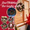 30cm Christmas Wreath Hanging Decoration For Home, Shopping Mall, And Hotel With Bow, Christmas Door Hanging, Window Display, And Christmas Ornaments