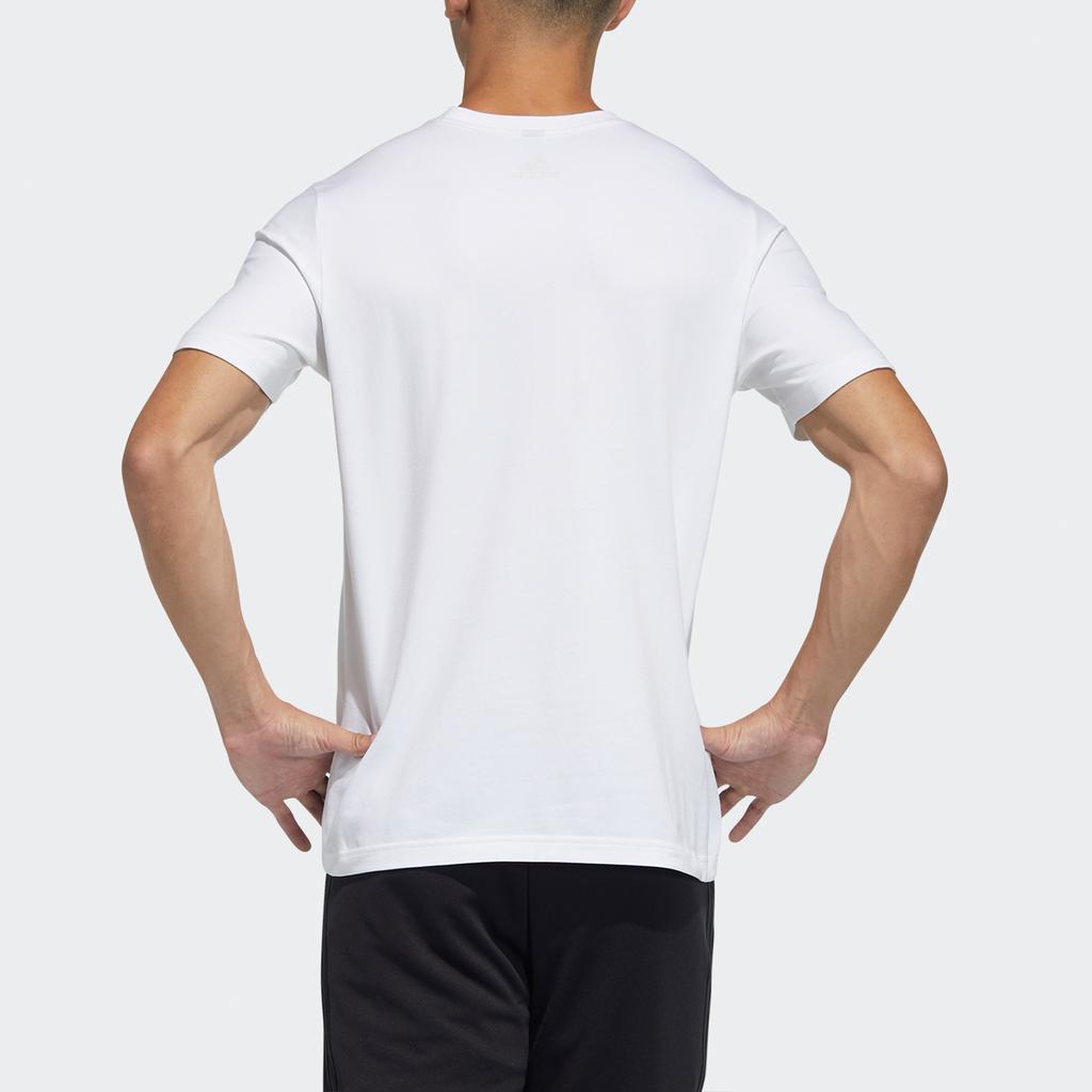 Adidas Casual Sports Round Neck Short Sleeve T-shirt Unisex Tops White GP1860