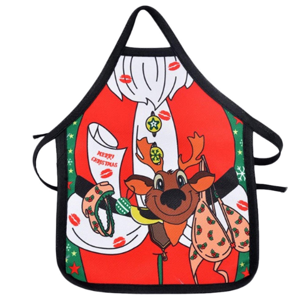 1 шт./лот Мини-фартук Рождественский чехол для бутылки вина Карманный Рождественский декор для вечеринки Стол для вина Подвесные украшения SD356