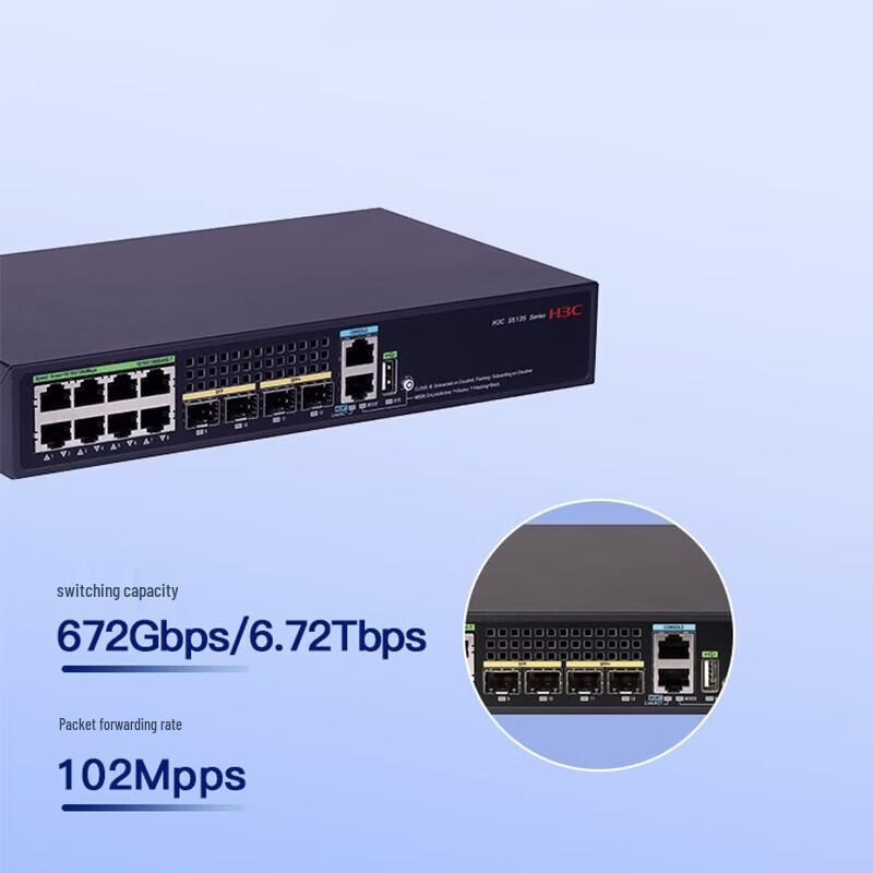 H3C S5135S-8T4XS-EI-Q Managed Access Switch