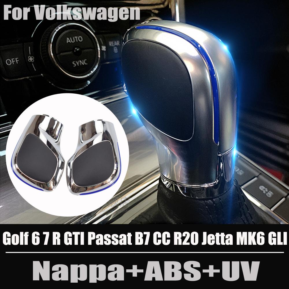 Подходит для Volkswagen VW Golf 6 7 R GTI Passat B7 B8 CC R20 Jetta MK6 GLI автомобиля ABS автоматическая ручка переключения передач, рычаг переключения передач
