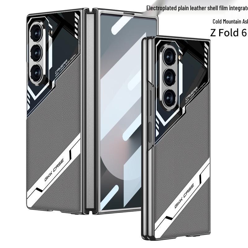 Электролитический кожаный чехол для Samsung Z Fold6 - Противоударный, Дизайн для киберспорта.
