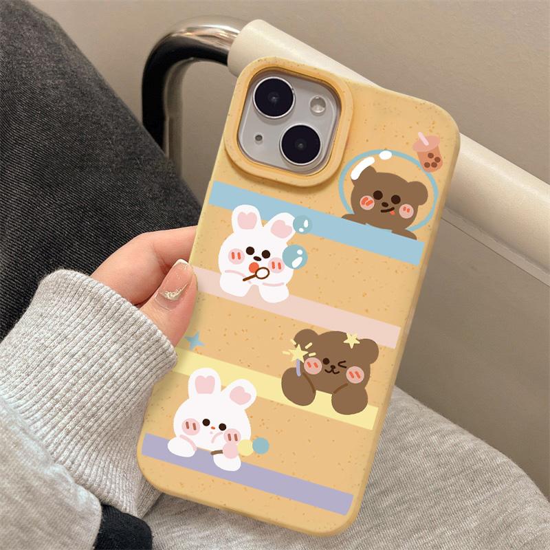 Mobile Phone Cases for iPhone 11 13 XR 15 Pro Max 12 14 Pro Max Case iPhone 16 7 Plus 8 Plus XS Max Degradable and Environmentally Friendly
