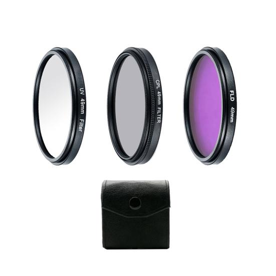 Профессиональный комплект фильтров для фотосъемки UV CPL Polarizer FLD для зеркальных камер