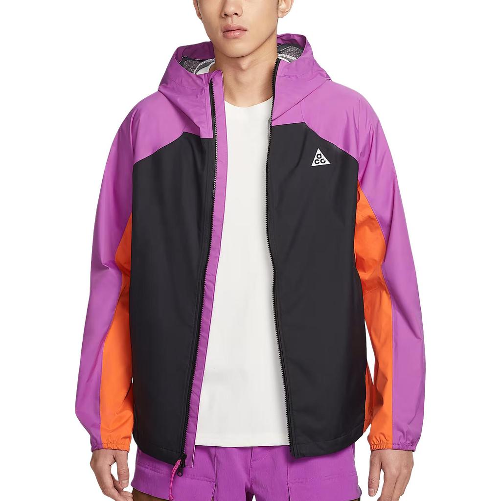 Nike ACG Phantazma Storm-FIT ADV 2.5L Водонепроницаемая ветрозащитная легкая куртка-дождевик с капюшоном на молнии, жесткая оболочка, для хайкинга, мужские куртки IF1144-551