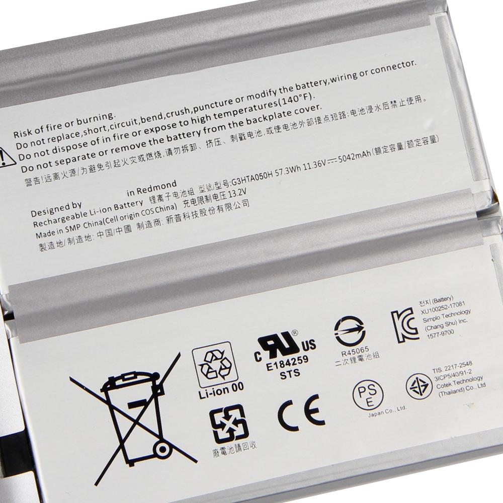 Сменный аккумулятор G3HTA050H G3HTA001H G3HTA001H 93HTA001H Для Microsoft Surface Book 1 1785 1703 Microsoft Surface Book2 1835 Клавиатура