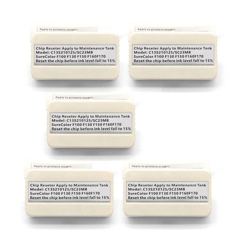 F170 C13S210125 S2101 S210125 чип-декодер SC23MB для Epson SureColor F100 F130 F150 F160 F170, устройство для сброса коробки обслуживания принтера