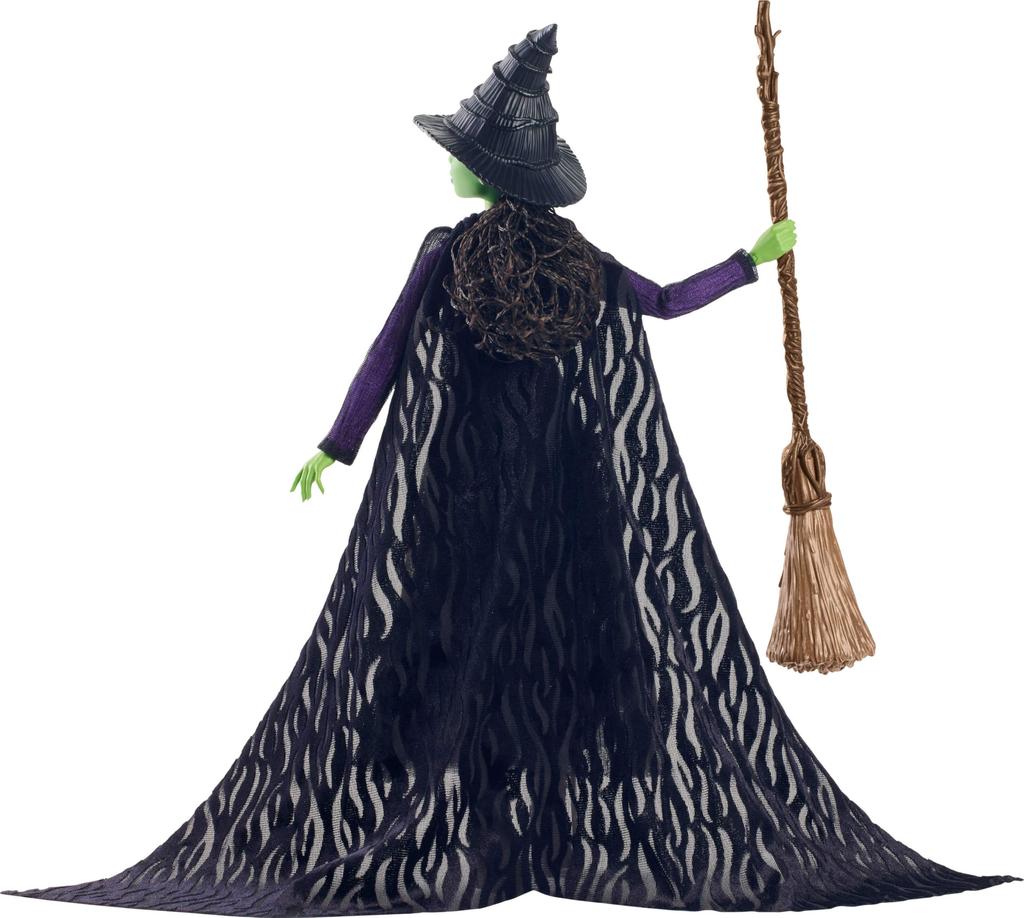 Mattel Универсальная Модная Кукла Элфаба из «Злой» Делюкс, Косая Прическа и Аксессуары, Образ, Вдохновленный Фильмом, и Позы.