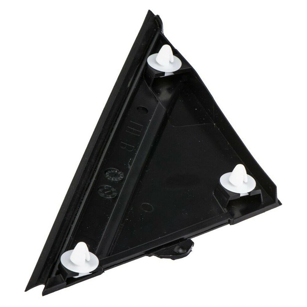 Для Fiat 500 12-17 Накладка-флажок зеркала бокового вида передней правой двери глянцево-черный