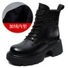 Leather British Retro Martin Autumn and Winter New Thick-soled Fashion Versatile Short Lightweight Women's Shoes