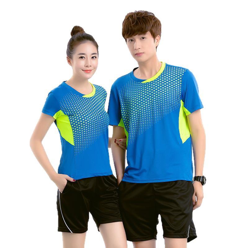 Quick-Dry Badminton Set Men Women Kids Sportswear Tennis Volleyball Training Competition Uniform