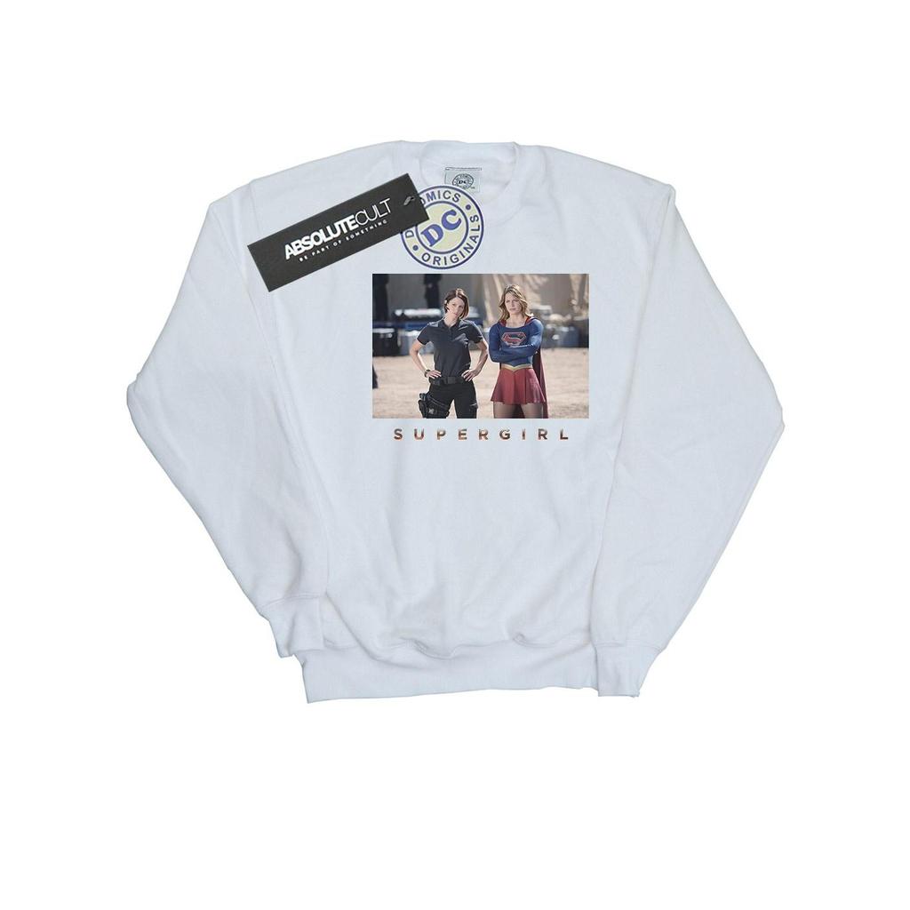 DC Comics Womens/Ladies Supergirl TV Series Sisters Photograph Sweatshirt