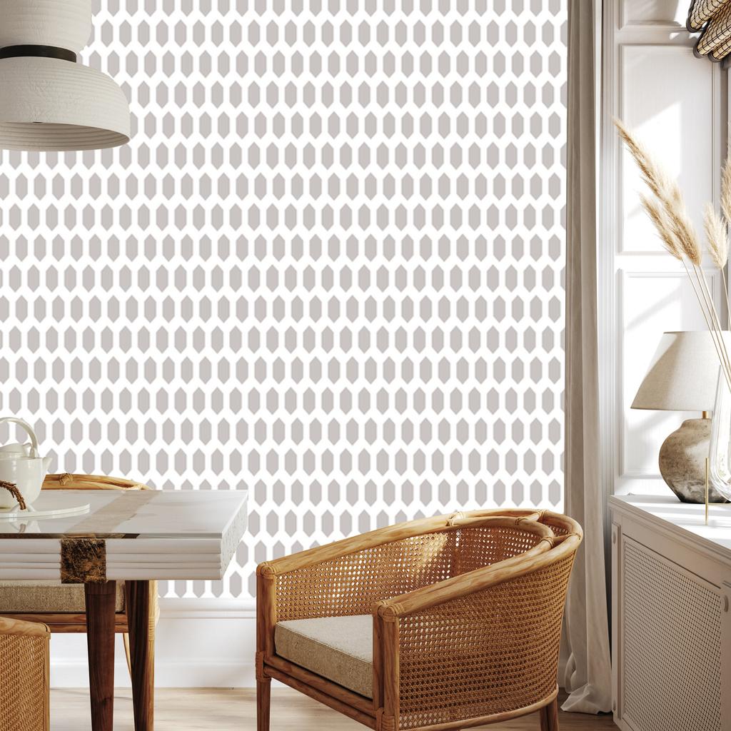 Wallpaper Modern Geometric Pattern for Living Room and Bedroom 50x1000